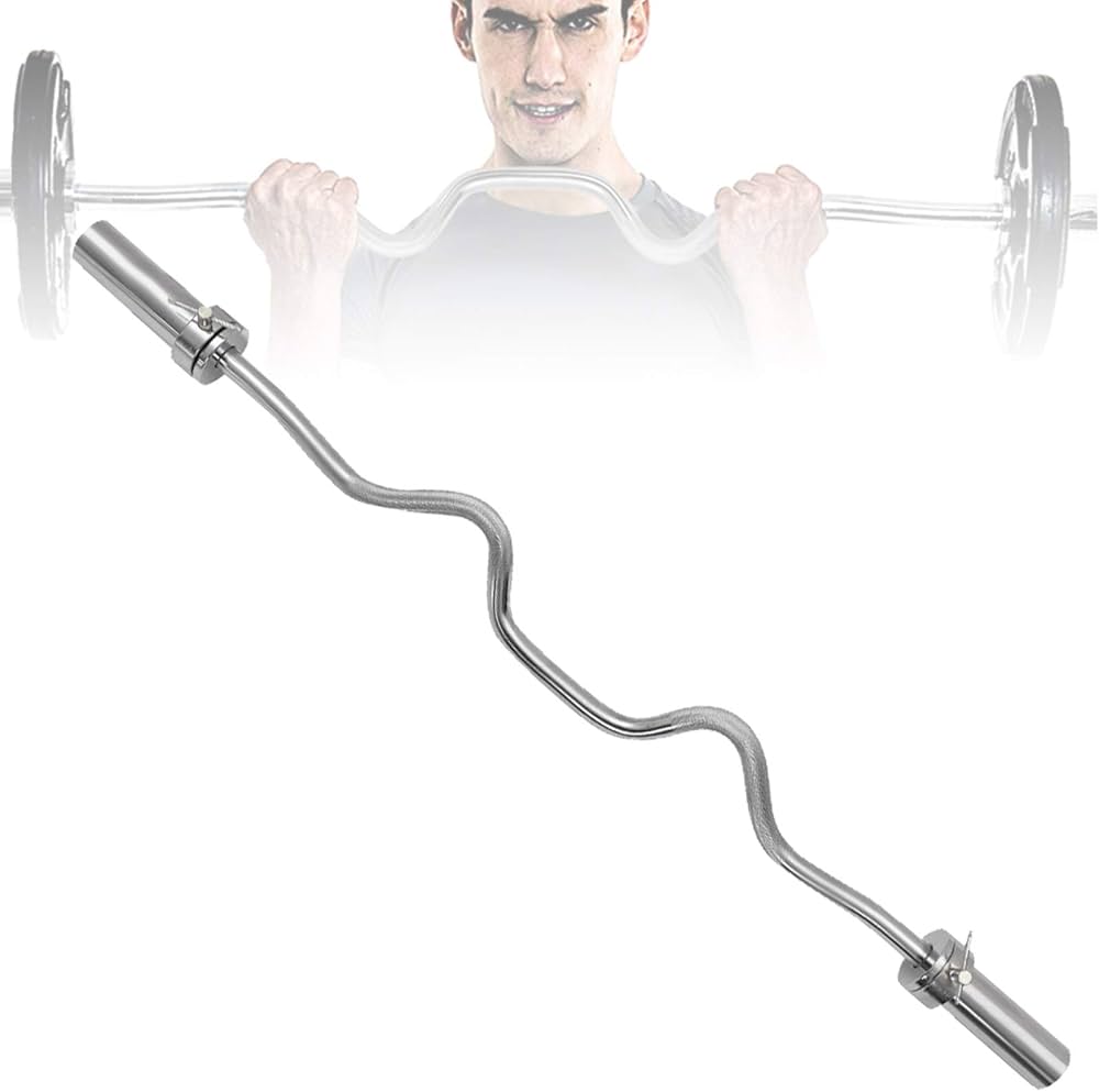 Amazon | 120cm ダンベルシャフト,オリンピックWバー,オリンピッ