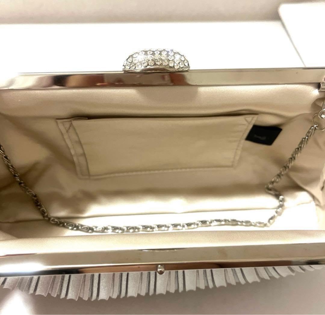 Amazon.co.jp: TOKYO IGIN イギン クラッチ パーティ バッグ シルバー