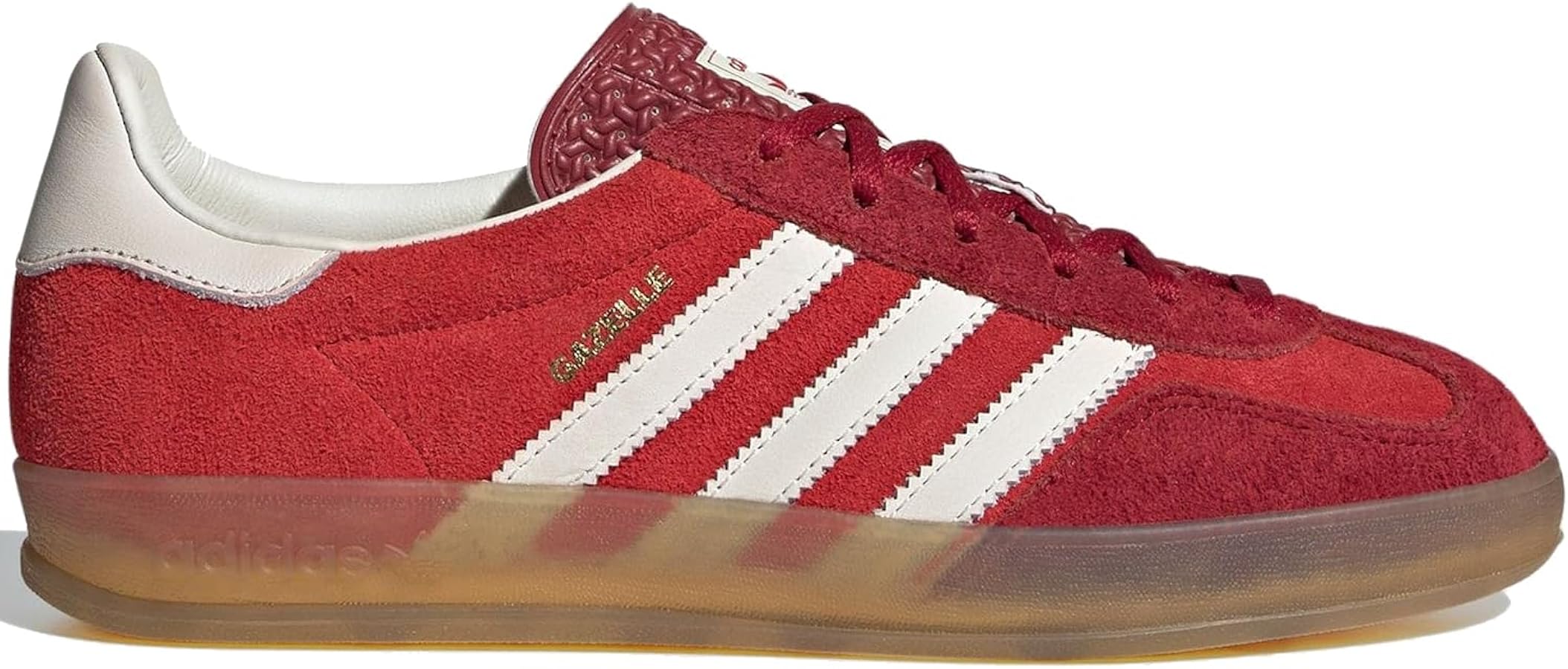 Amazon | [アディダス] ガゼル インドア W GAZELLE INDOOR レッド