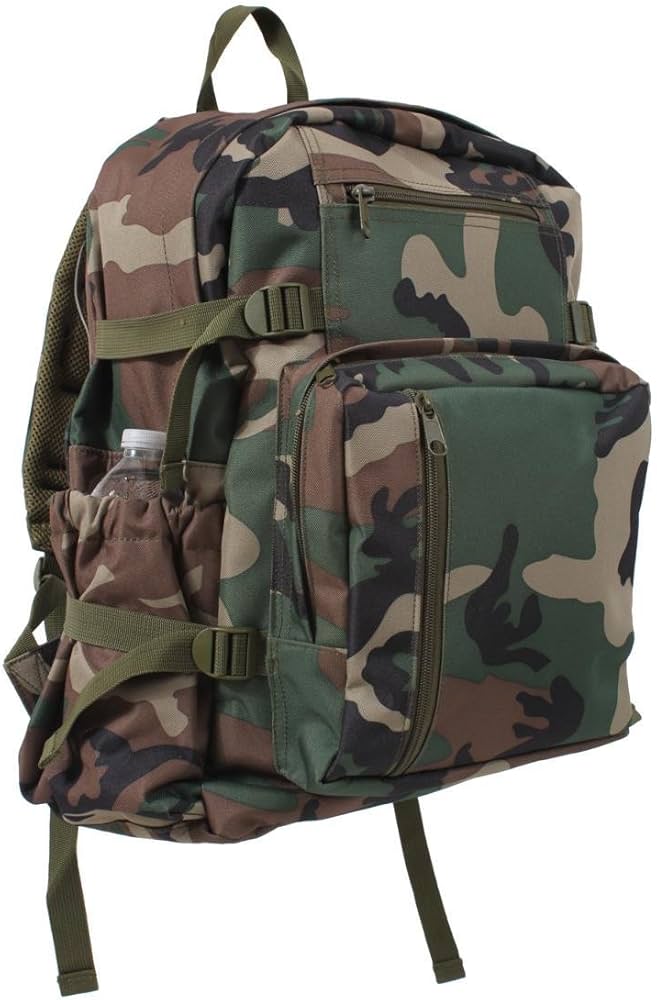 Amazon.co.jp: Rothco ウッドランド 迷彩 バックパック迷彩カモ柄