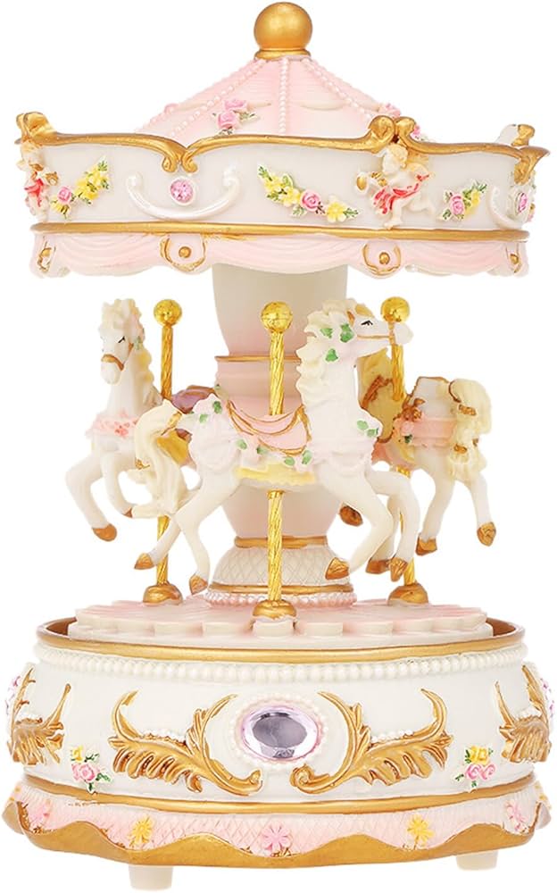 ビンテージ 】フランクリンミント カルーセルオルゴール 天使