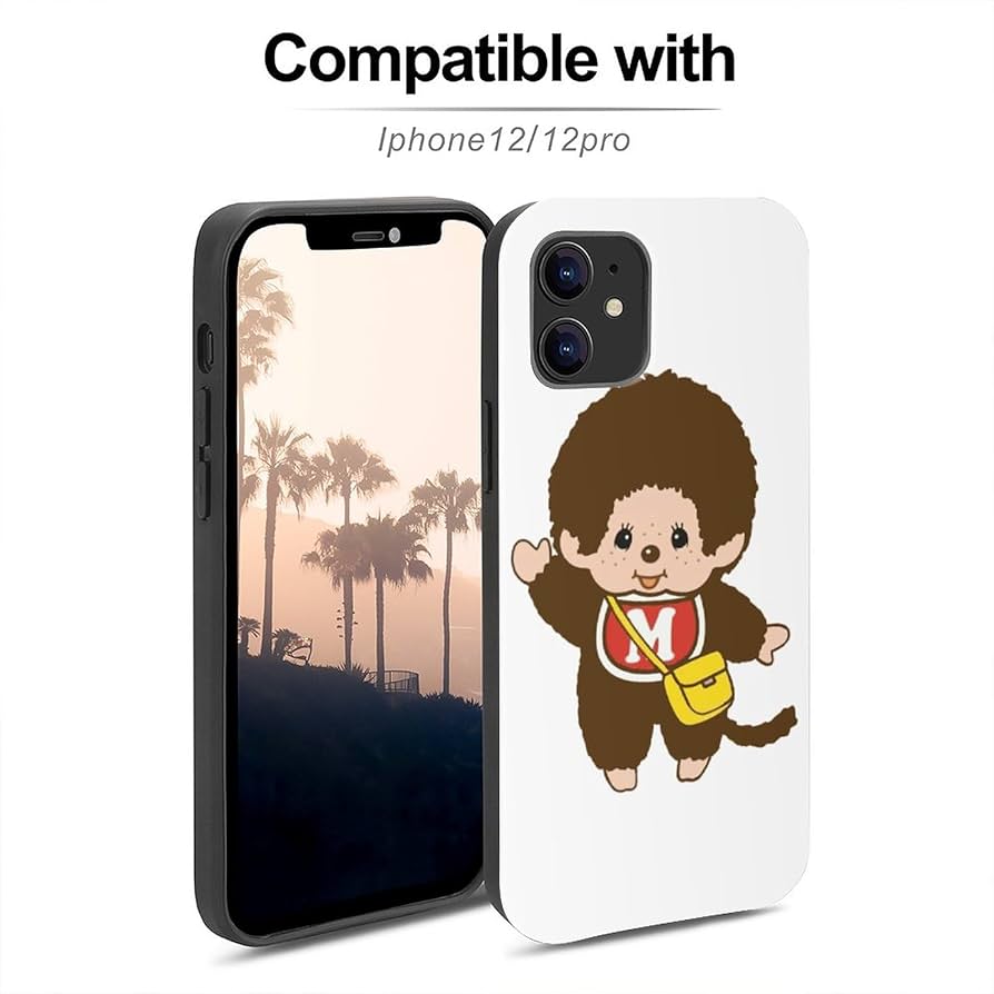 Amazon.co.jp: モンチッチ iPhone 12Pro ケース 木製 薄型 軽量 天然木