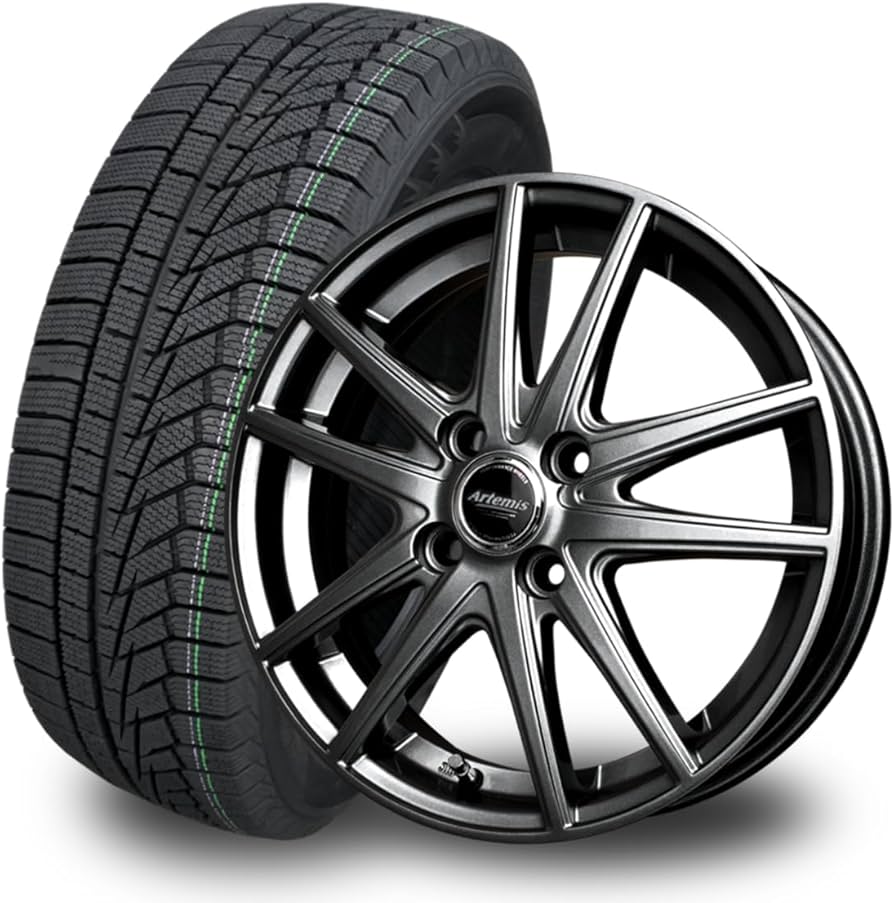 Amazon | 165/60R15 スタッドレスタイヤ＆ホイール4本セット ピクシス