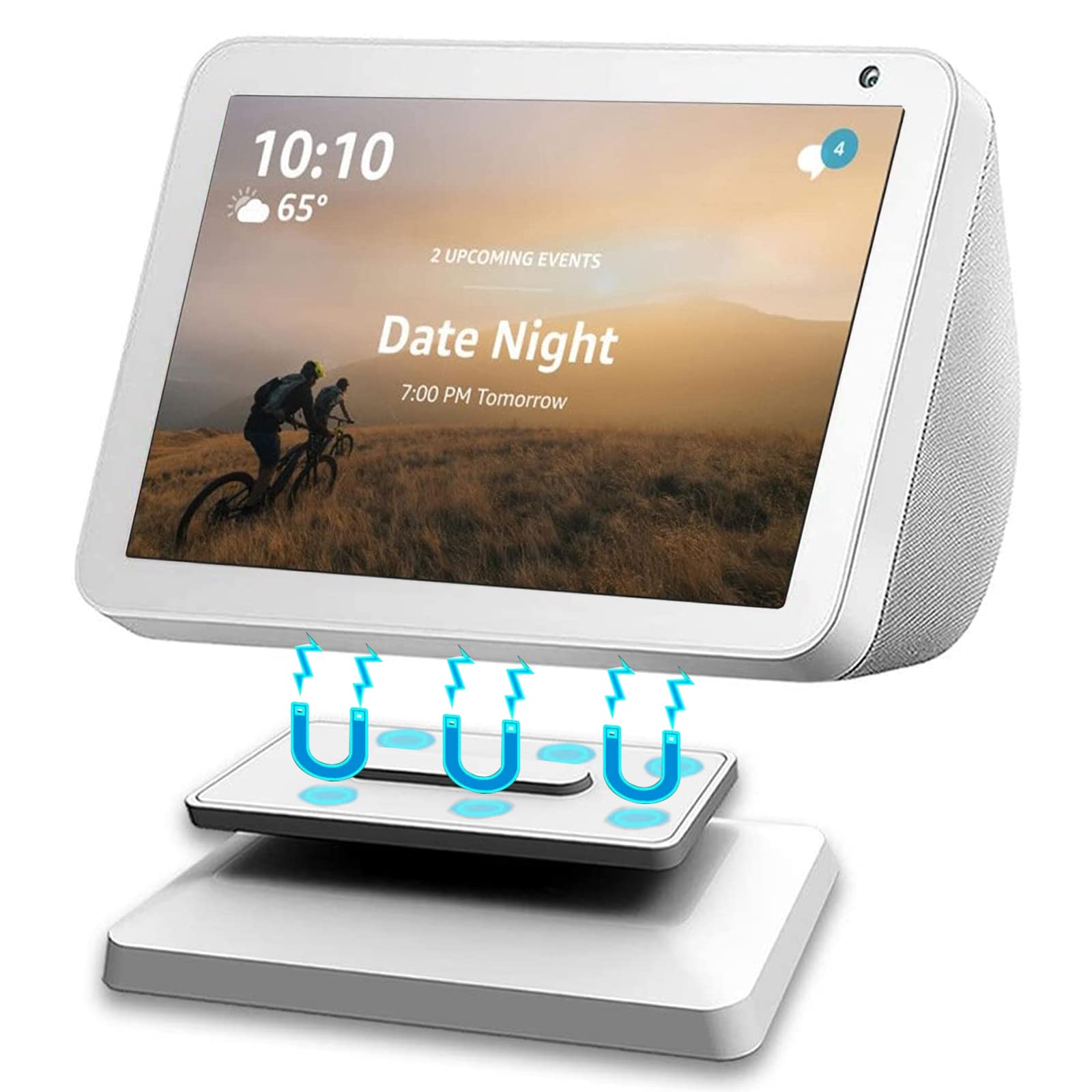 Amazon | Miimall 卓上スタンドEcho Show 8（第1世代&第2世代）対応