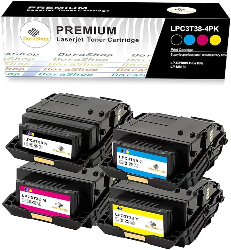 Amazon.co.jp: 【Amazon.co.jp限定】 エプソン用 LPC3T38 BK/C/M/Y 「4