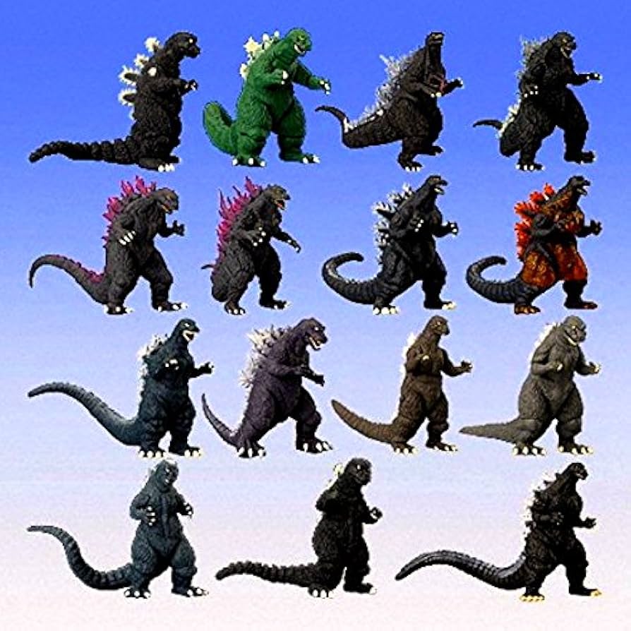 Amazon.co.jp: ガシャポン HG ゴジラクロニクル 全15種 : おもちゃ
