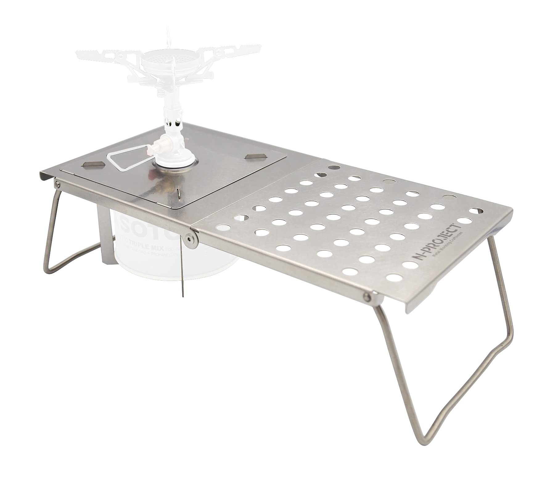 Amazon | N-project OD缶バーナー専用 遮熱テーブル ・ 軽量コンパクト
