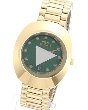 Amazon.co.jp: [テクノス] 腕時計 タングステン デイト T9C12GM メンズ