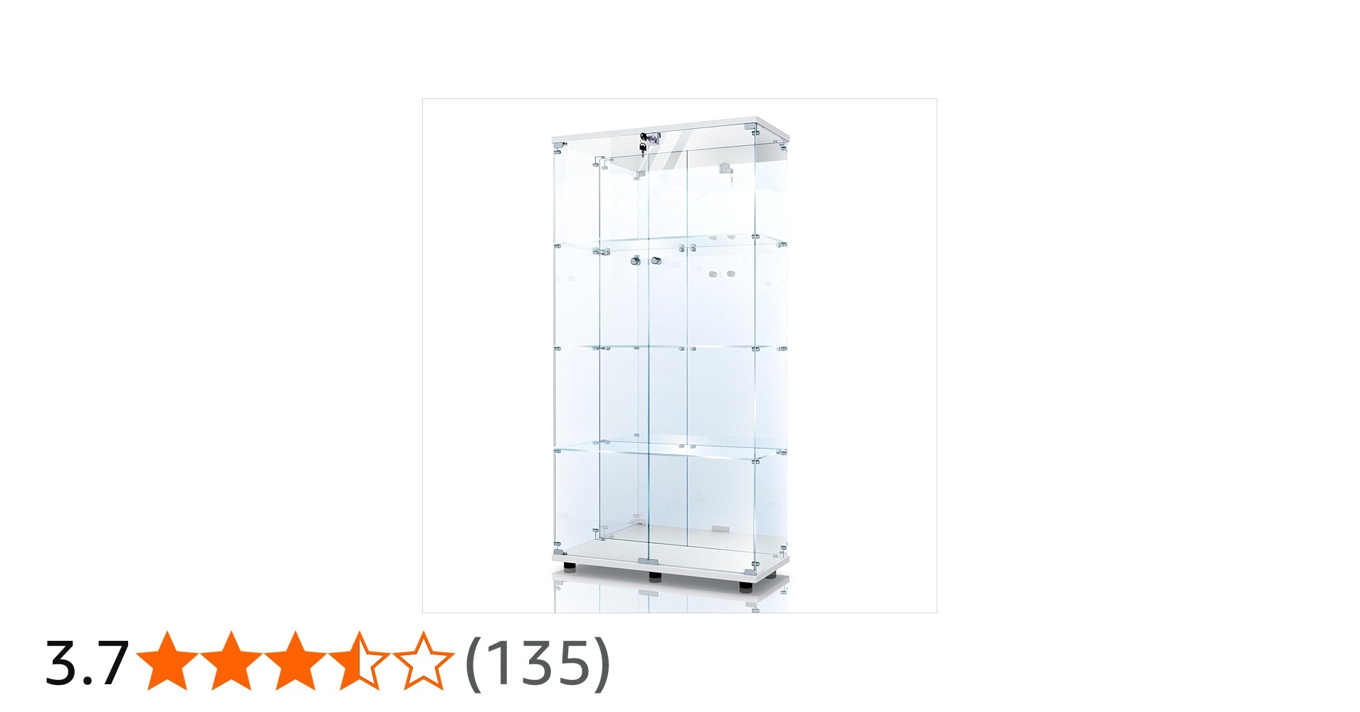 Amazon.co.jp: 生活グッズラボ ショーケース ガラスケース 背面ミラー