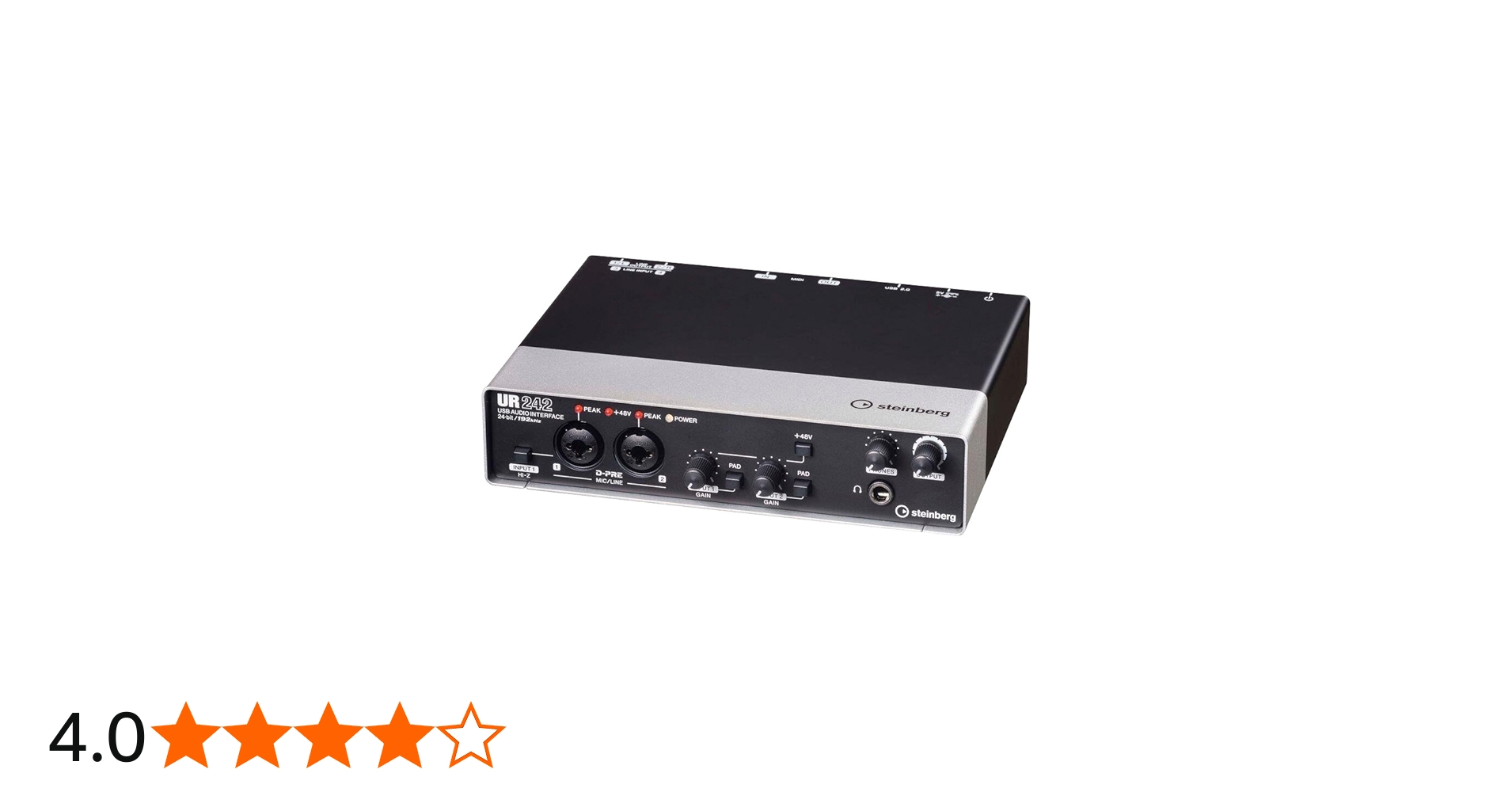Amazon.co.jp: Steinberg UR242 4x2 USB 2.0 Audio Interface