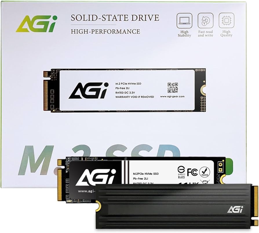 Amazon.com: AGI AI828 1TB SSD PCIe NVMe 4.0 M.2 2280 Gen4 x4 with