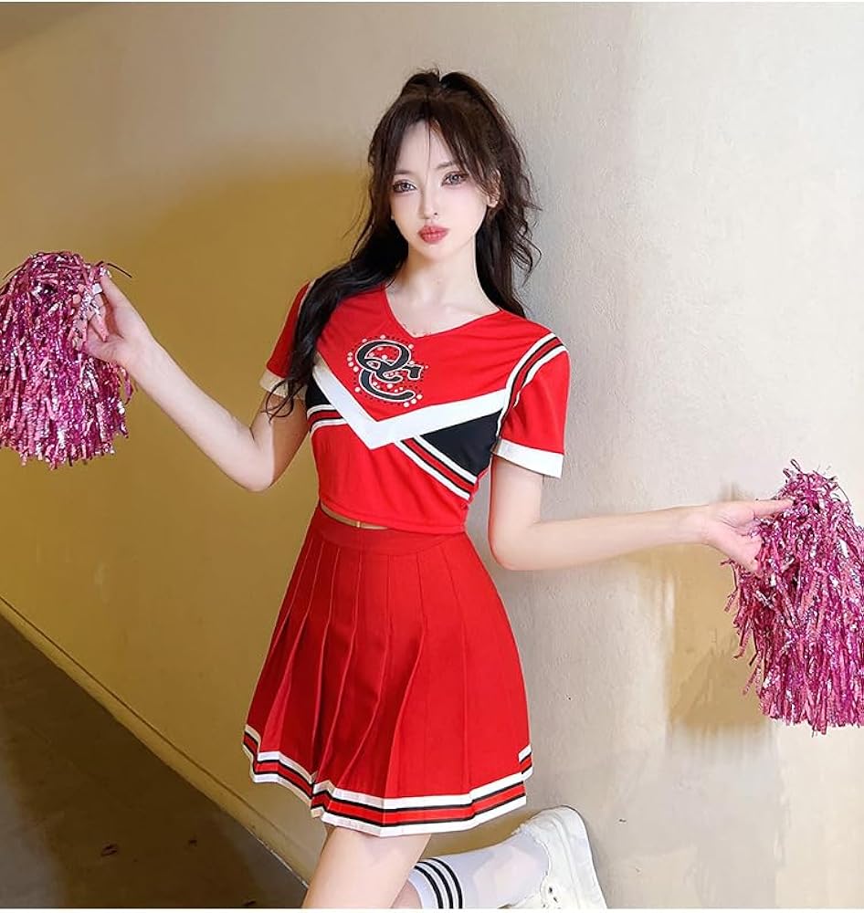 Amazon.co.jp: [Lady Lazy] レディレイジー チアガール コスプレ 半袖