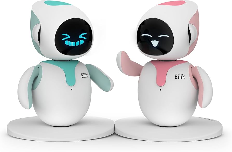 Amazon | ENERGIZE LAB Eilik – Cute Robot Pets for Kids and Adults