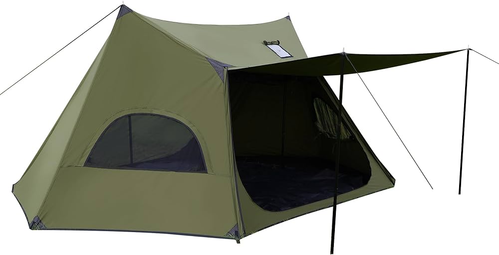 Amazon.co.jp: TENPLAYシェルターテント 1-2人用 TCコットン