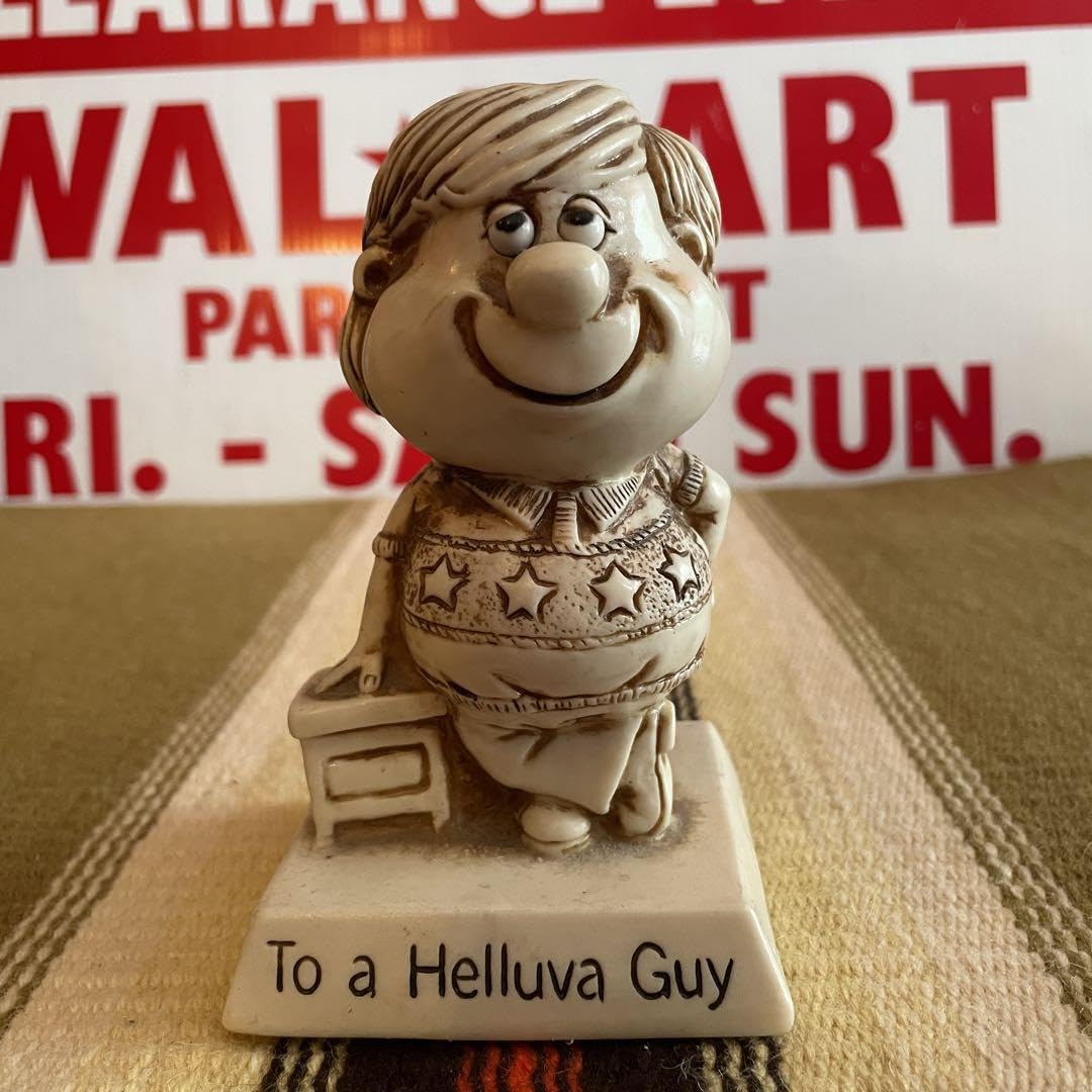 Amazon.co.jp: 70's アメリカアンティーク メッセージドール置物 USA