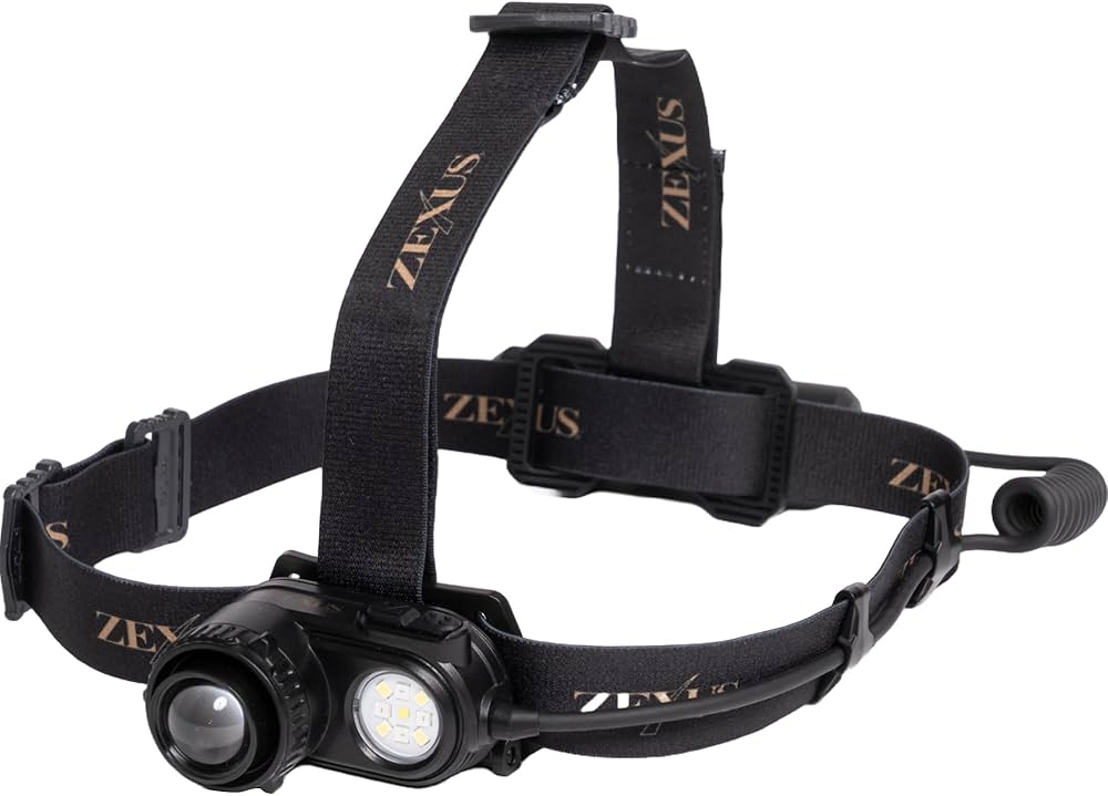 Amazon.co.jp: ZEXUS(ゼクサス) LED ヘッドライト ZX-R740 充電式