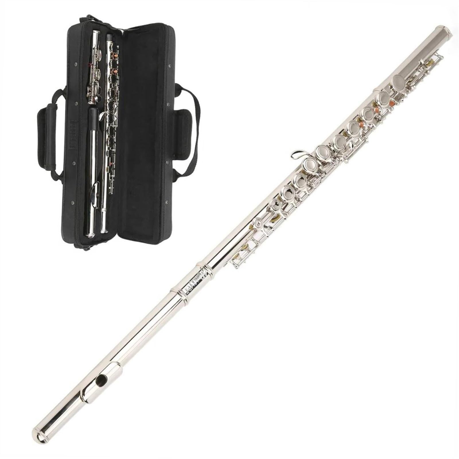 Amazon | フルートセット 16 個のクローズド オープン ホール C キー