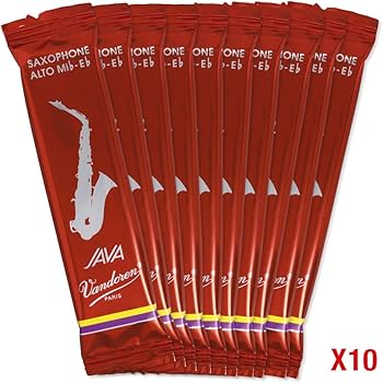 Amazon.co.jp: バンドーレン アルトサックスリード JAVA RED:2-1/2(10