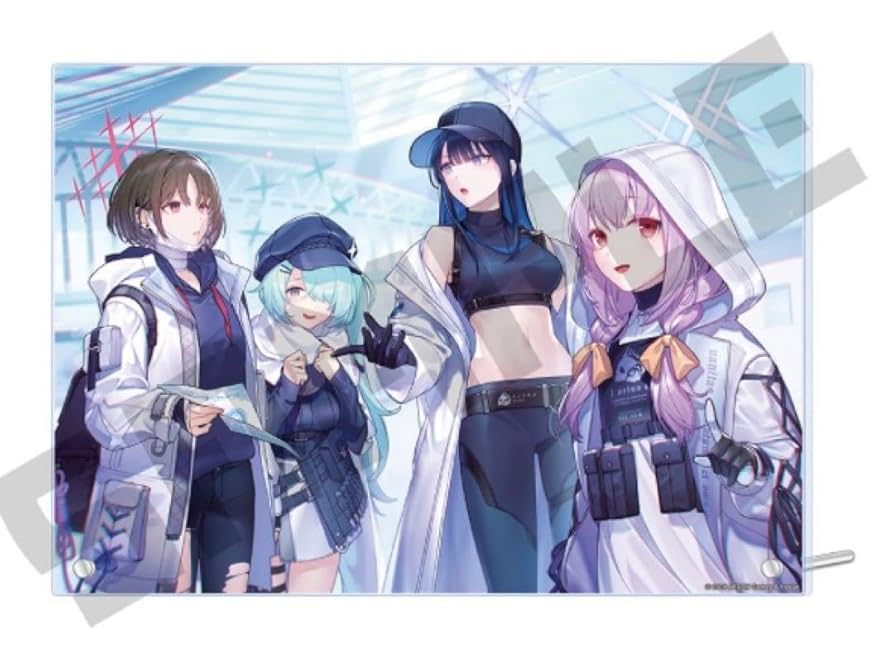 ブルアカ アリウススクワッド Sheside Outsideプレイマット ブルー