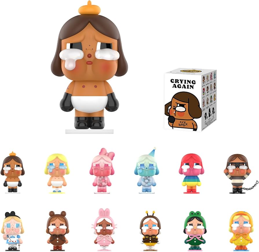 POP MART Crybaby Crying Again Series Figures, Crybaby Blind Box