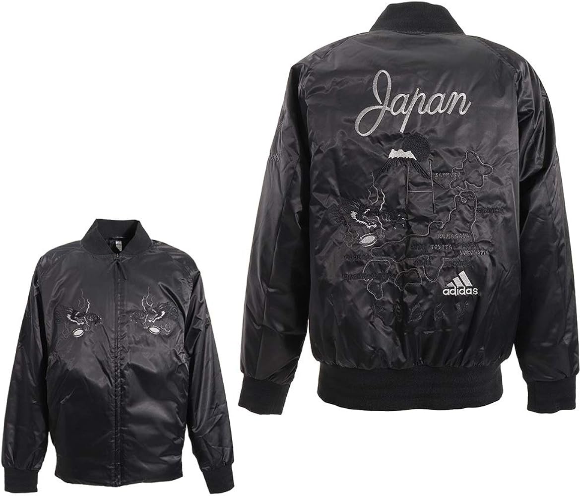 Amazon | [アディダス] ラグビー オールブラックス 日本限定スカジャン