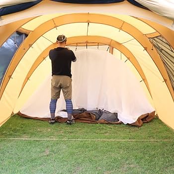 Amazon.co.jp: イグニオ 2ルーム型テント ドームテント 4人用 キャンプ