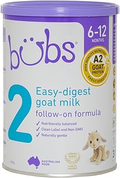 Amazon.com: Bubs Goat Milk Infant Formula Stage 2, Infants 6-12