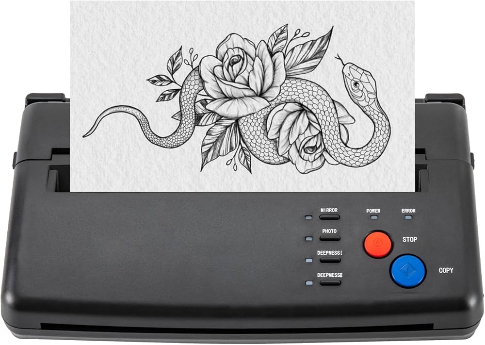 Amazon.com: 110-220V Tattoo Stencil Printer Thermal Copier Tattoo