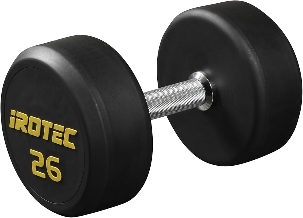 Amazon | IROTEC(アイロテック) ジム ダンベル 26KG（オールラバー