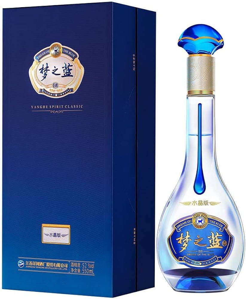 Amazon.co.jp: 夢之藍 水晶 52度 550ml □洋河大曲のハイグレードな10