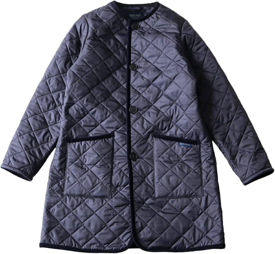 Amazon | [ラベンハム] ロングライン ファーライニング カラーレス