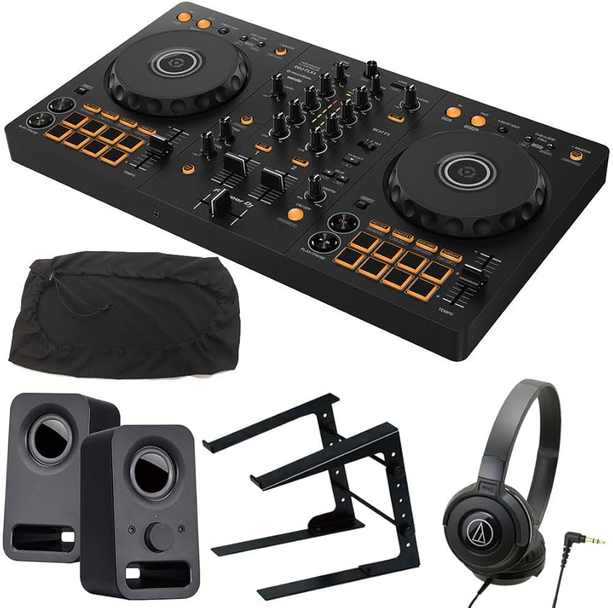 Amazon | DJコントローラー DDJ-FLX4 + ヘッドホンATH-S100 + PC