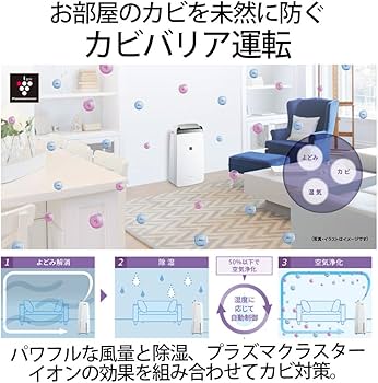 Amazon | シャープ 衣類乾燥機 除湿機 18L / プラズマクラスター 7000