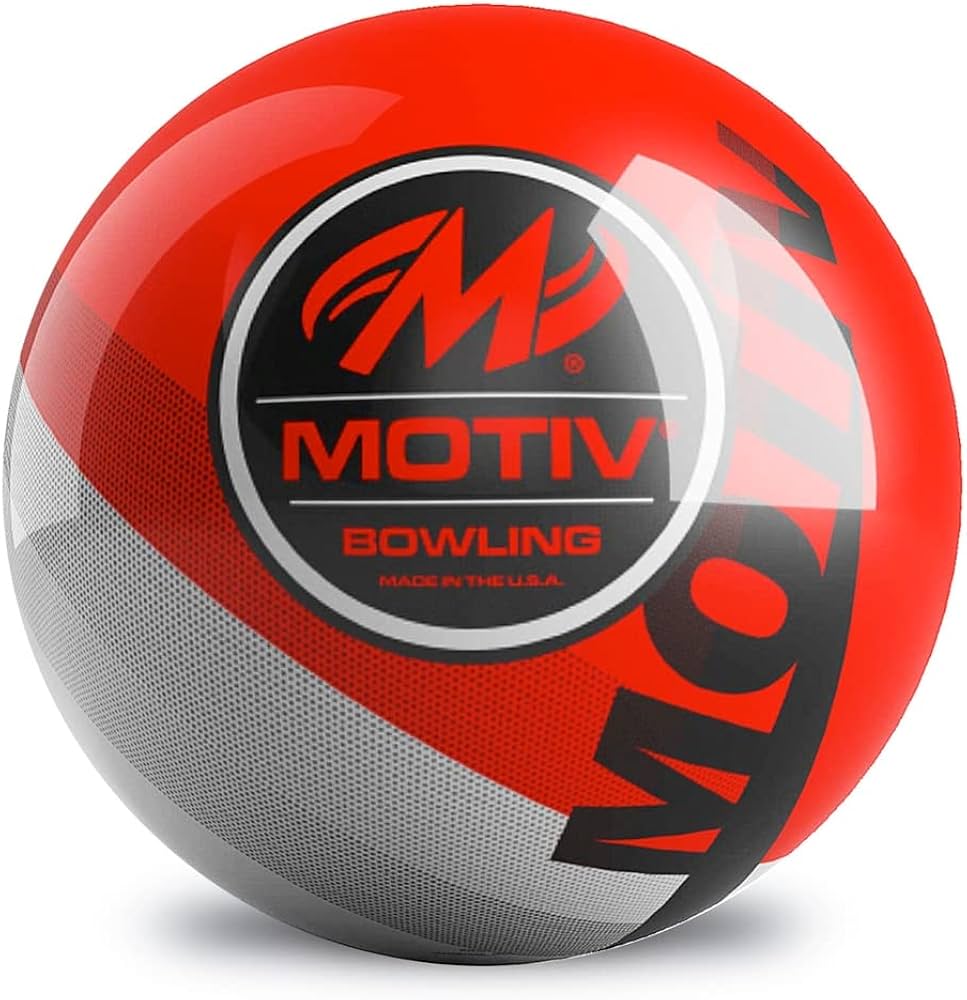 Amazon | On The Ball ボウリング ユニ レッド/グレー Motiv Velocity
