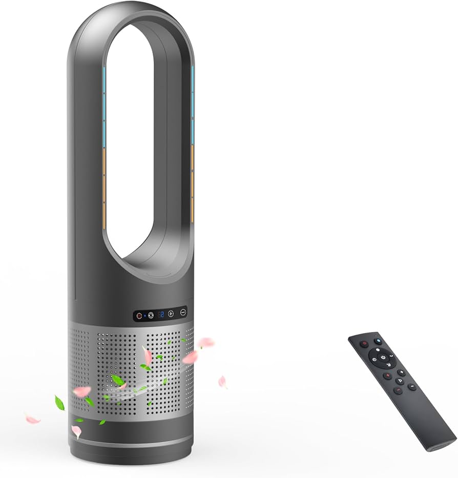 Amazon | 【2025最新進化・冷暖両用・空気清浄】扇風機 タワーファン