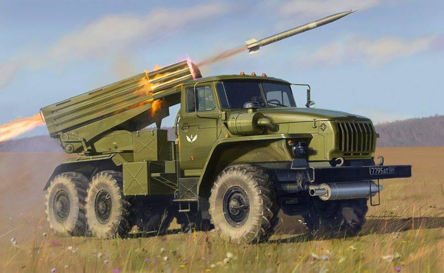 Amazon.com: Zvezda 3655 - Russian Truck-Mounted Multiply Rocket