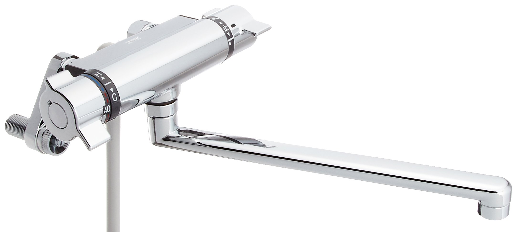 Amazon | KVK サーモスタット式シャワー混合水栓 300mmパイプ付