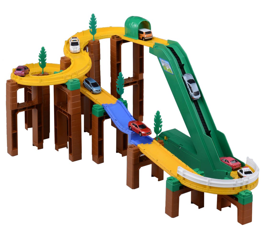 Amazon | トミカ トミカシステム 3WAY オートやまみちどうろセット