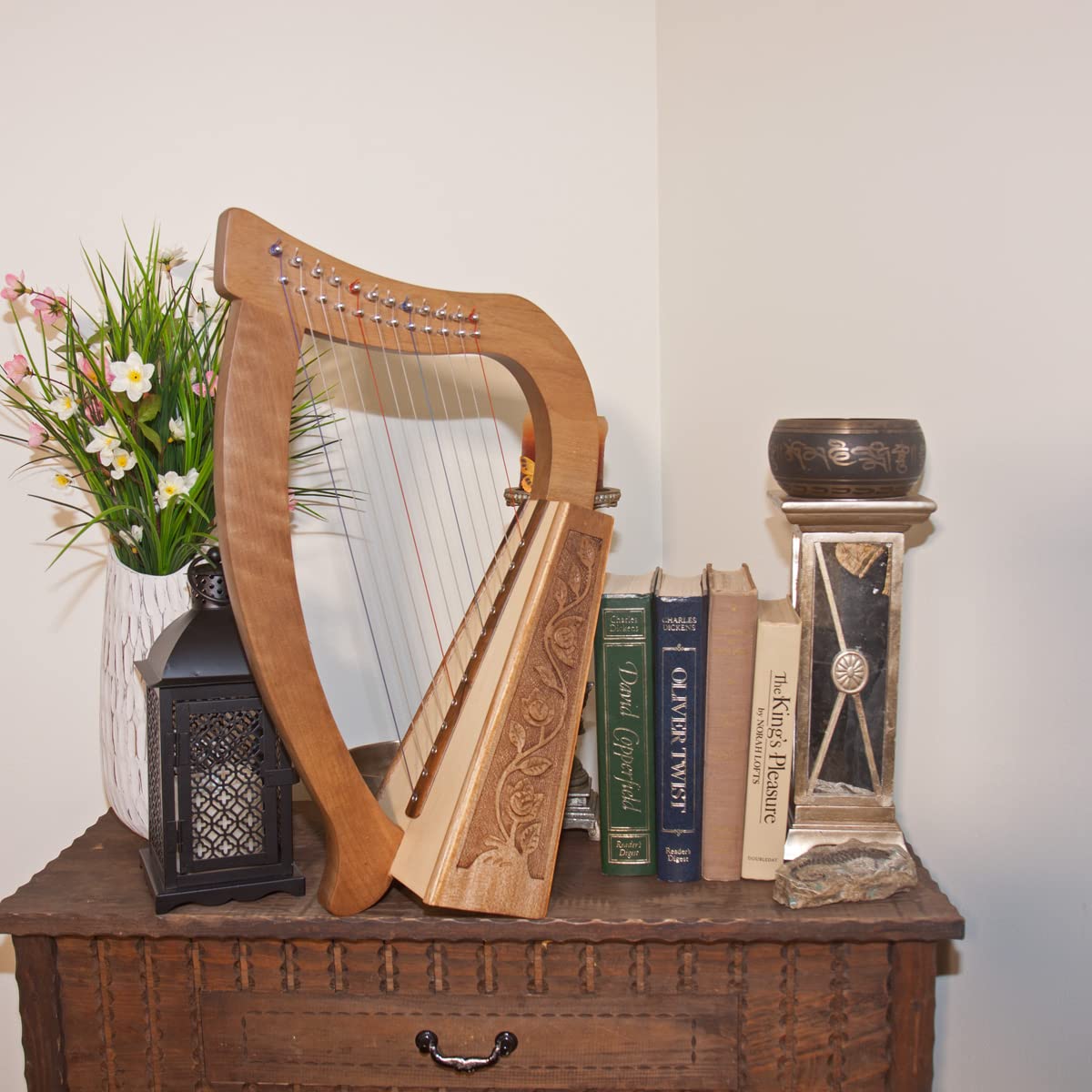 Amazon | Roosebeck社 ルーズベック Walnut Baby Harp ベイビーハープ