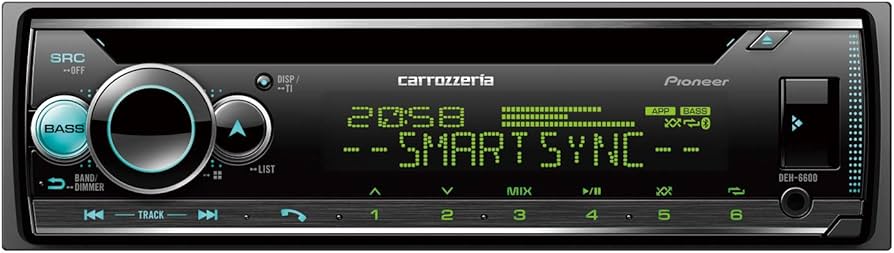 Amazon | Pioneer カーオーディオ DEH-6600 1D CD Bluetooth USB iPod