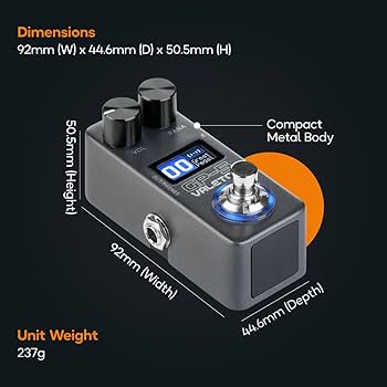 Amazon.co.jp: Valeton GP-5 マルチエフェクト プロセッサー スナップ