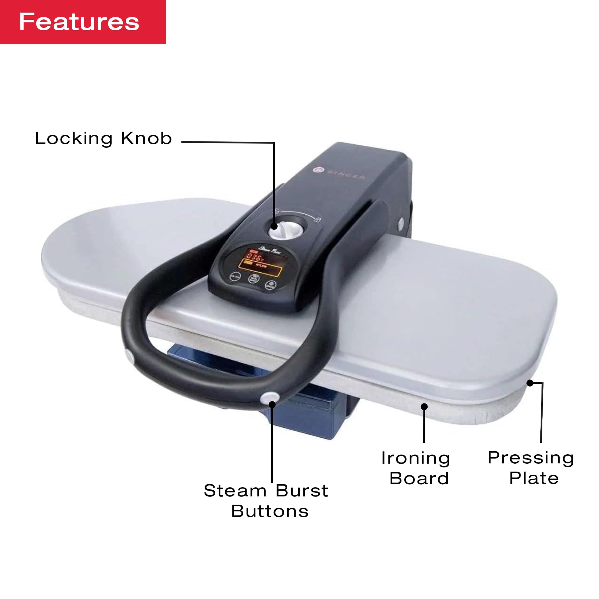 Amazon.co.jp : Singer ESP36T1 インテリジェントスチームプレス-36