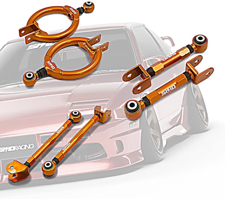 Amazon | 車検 OK 日産 シルビア S13 180SX 調整式 ピロ アーム 3点