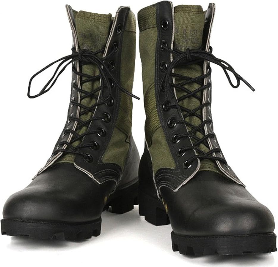 Amazon | 実物 米軍NAM戦 ODジャングルブーツ ミリタリーブーツ 表記9N