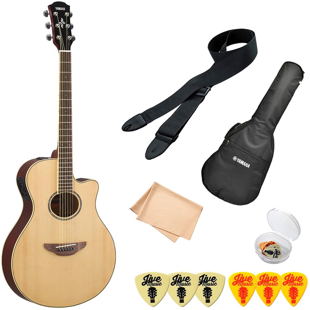 Amazon | ヤマハ APX600 ナチュラル YAMAHA エレアコ 6点