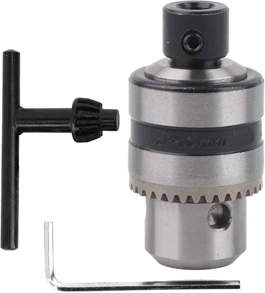 Amazon | 3 つの爪クリップキータイプドリルチャック、研削研磨機六角