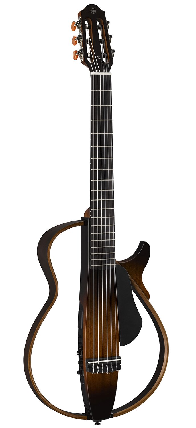 Amazon.com: Yamaha SLG200N TBS Nylon String Silent Guitar with
