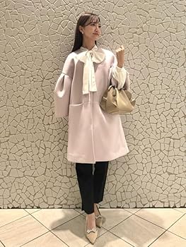 Amazon.co.jp: [セルフォード] ボリュームスリーブポンチコート