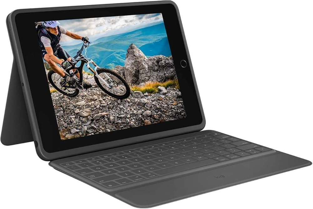 Amazon | Logitech Rugged Folio - iPad (第7世代、第8世代、第9世代