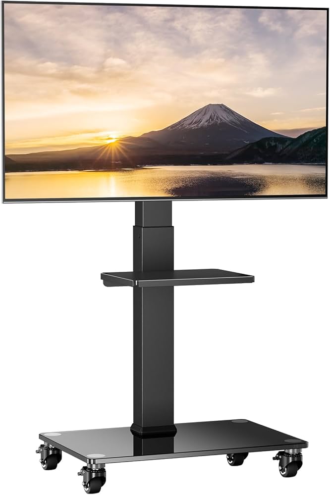 Amazon.co.jp: Perlegear テレビスタンド キャスター付き 壁寄せ tv